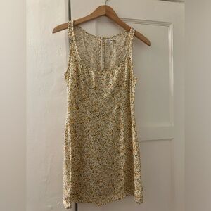 Reformation floral mini dress